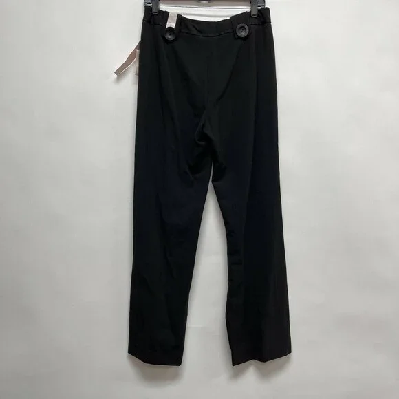 Dressbarn Women's Pants Size 8 Black 2-way Stretch - Picture 3 of 5